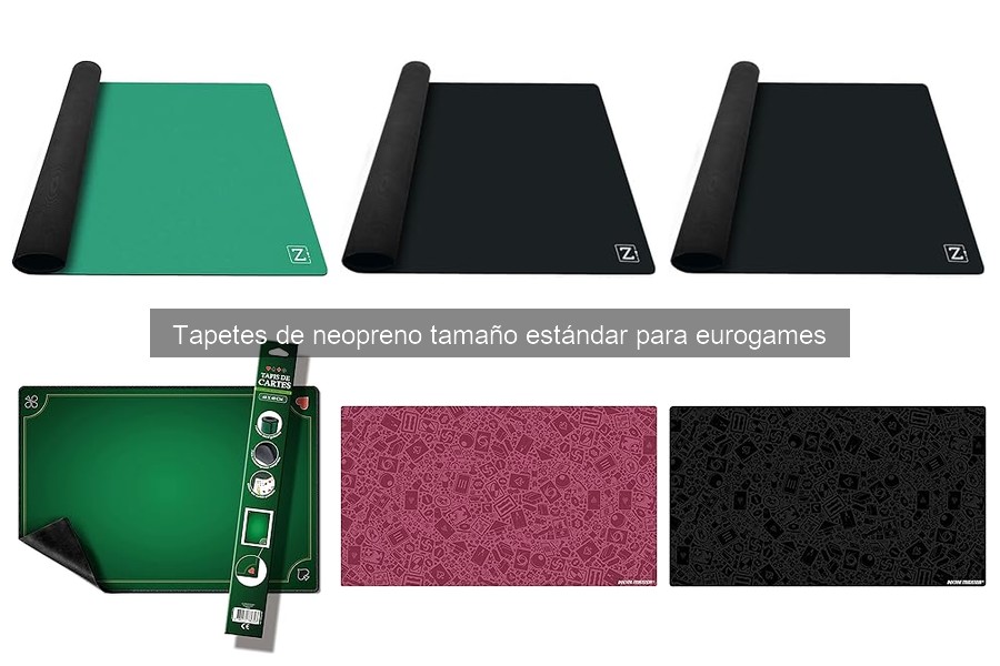 Recomendaciones de tamaños de tapetes de neopreno para eurogames