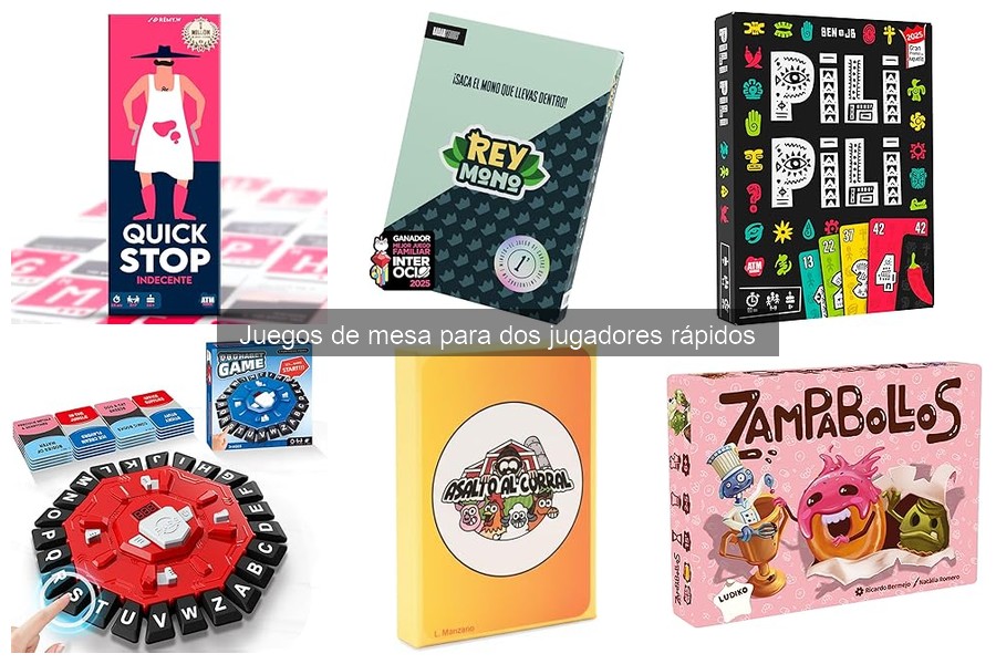Recursos para Aprender Juegos de Mesa Rápidos para Dos