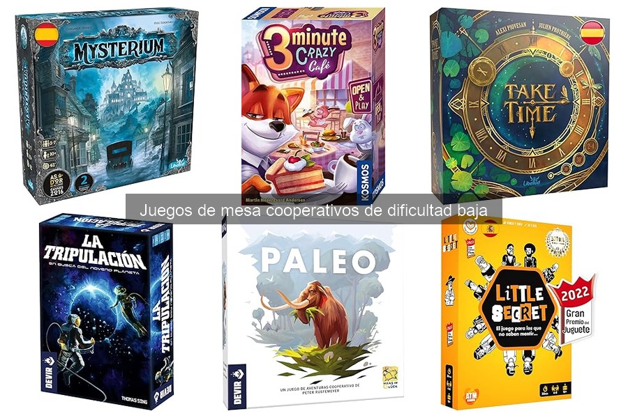 Recursos para Juegos de Mesa Cooperativos de Dificultad Baja