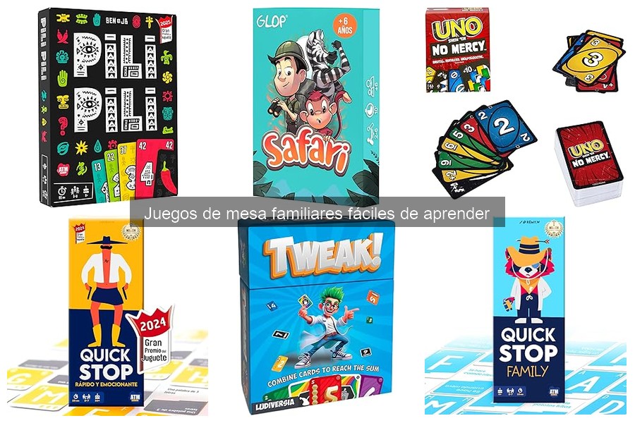 Reglas Básicas de Juegos de Mesa Familiares Fáciles de Aprender