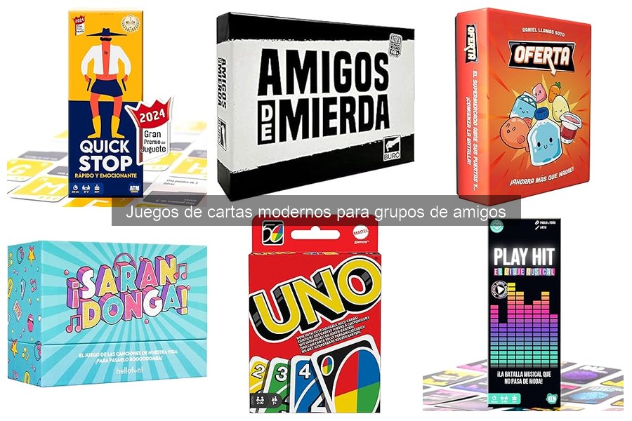 Reseñas de juegos de cartas modernos para grupos de amigos