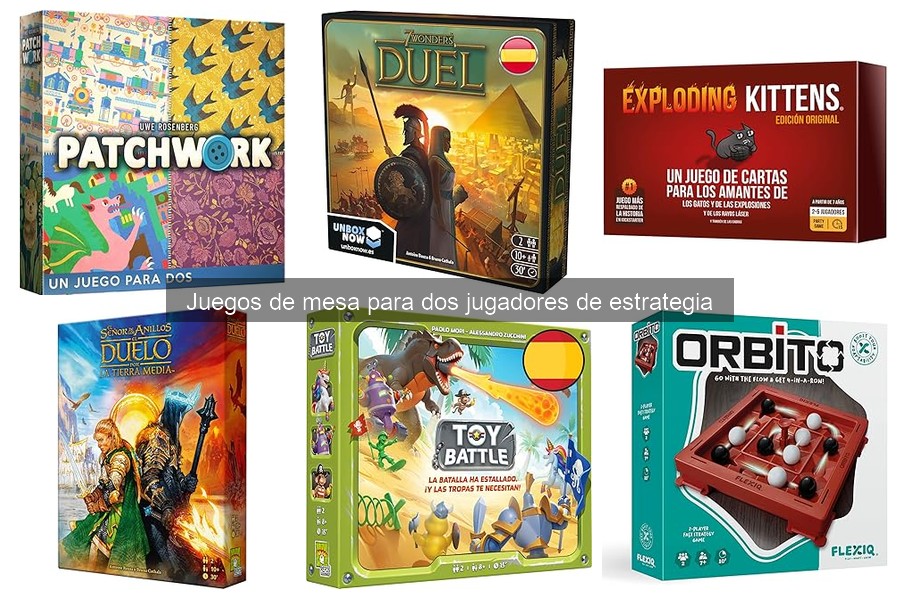 Reseñas de Juegos de Mesa de Estrategia para Dos Jugadores