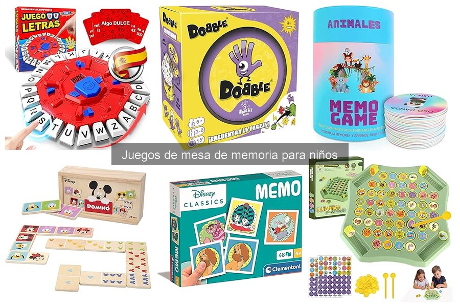 Reseñas de Juegos de Mesa de Memoria para Niños