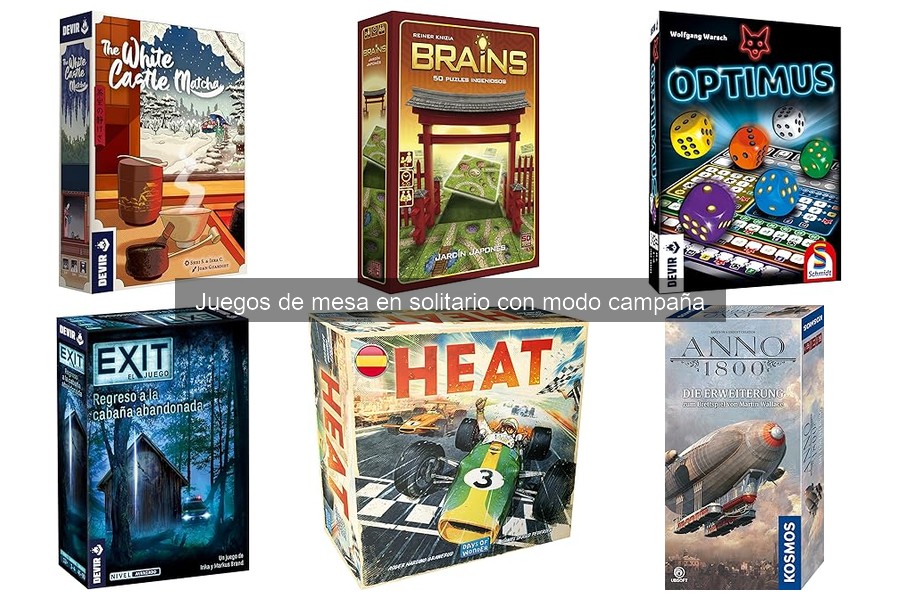 Reseñas de juegos de mesa en solitario con modo campaña