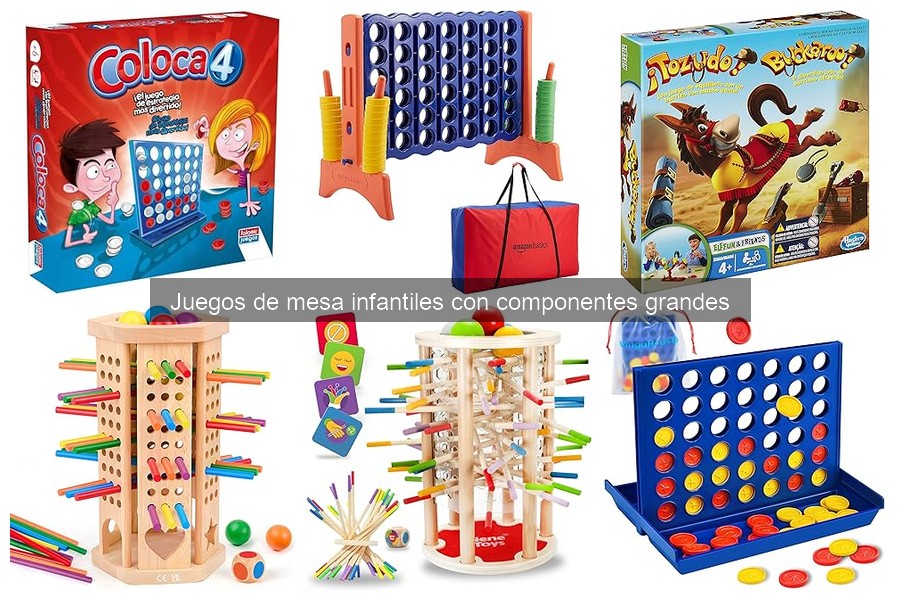Reseñas de Juegos de Mesa Infantiles con Componentes Grandes
