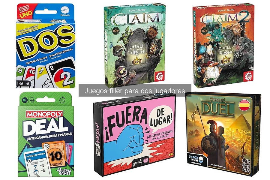 Reseñas de Juegos Filler Recientes para Dos Jugadores