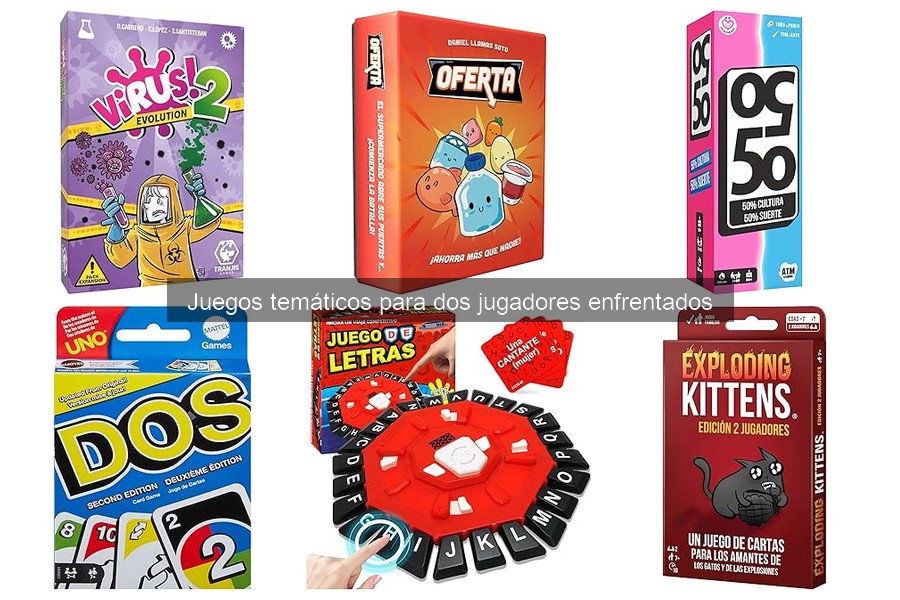 Reseñas de juegos temáticos para dos jugadores: ¿Cuál elegir?