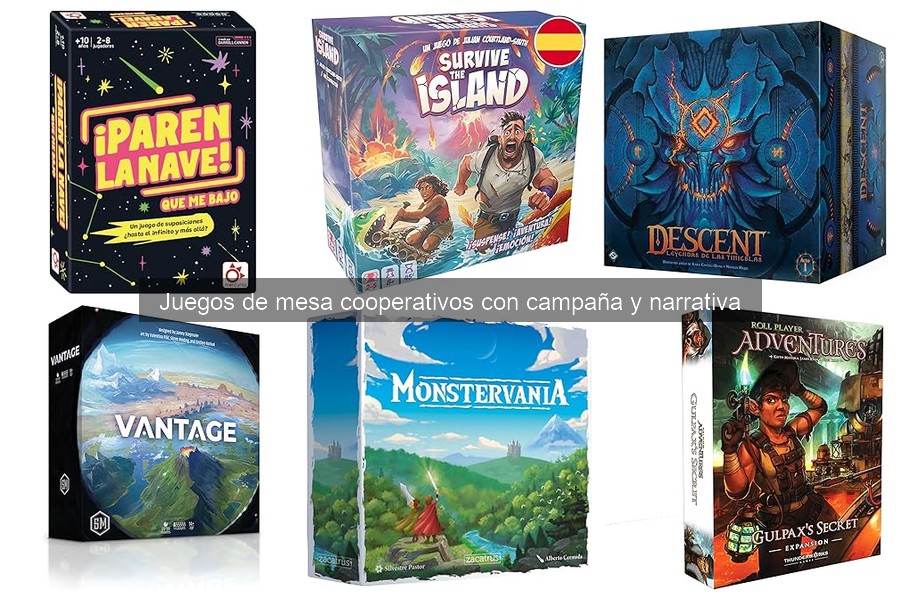 ** Reseñas y testimonios de juegos de mesa cooperativos con campaña