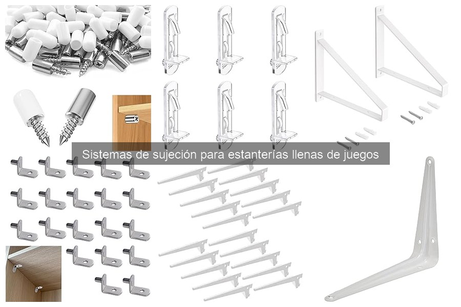 Sistemas de sujeción para estanterías: organización esencial