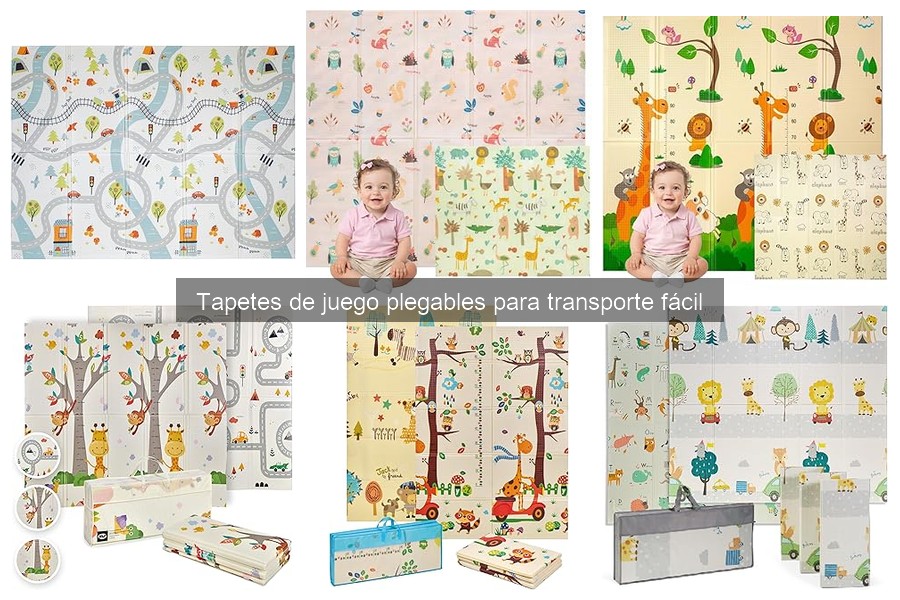 Soluciona problemas comunes con tapetes de juego plegables
