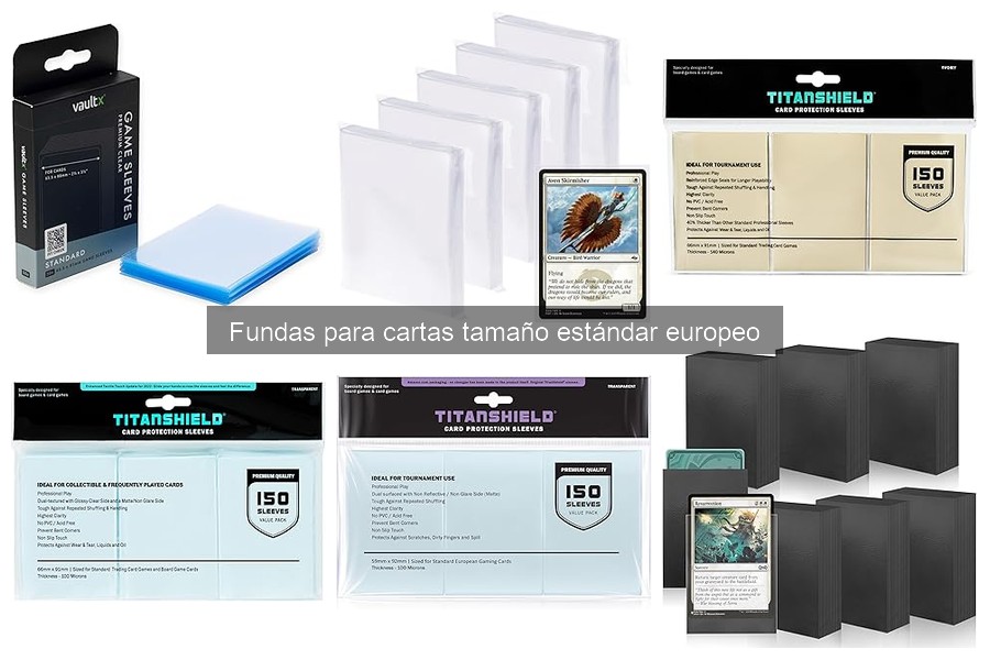 ¿Son necesarias las fundas para cartas de juego?