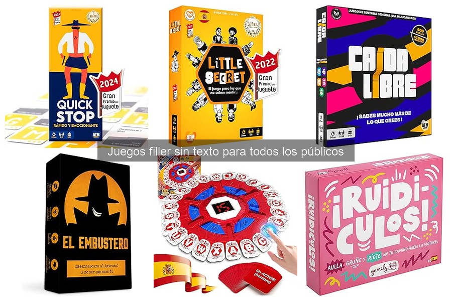 ¿Son seguros los juegos filler sin texto para niños?