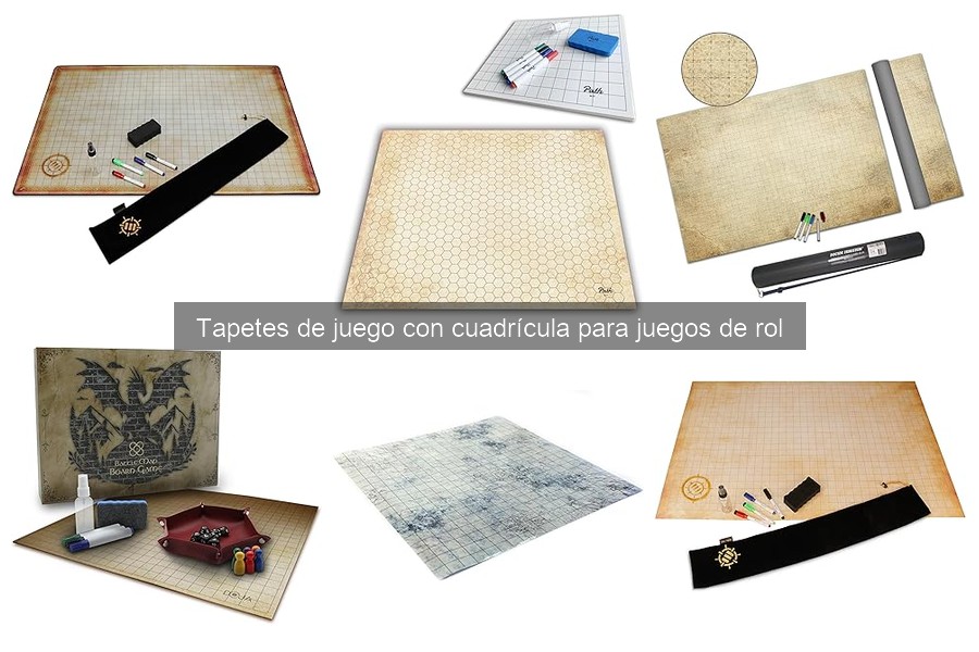 Tapetes de Juego con Cuadrícula para Juegos de Rol: ¿Qué son?