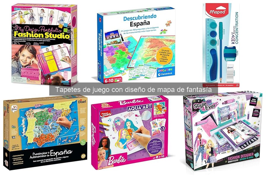 Tapetes de juego de mapa de fantasía para tus juegos favoritos