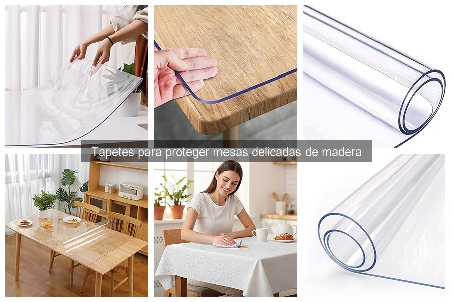 Tapetes para proteger mesas de madera: características y beneficios
