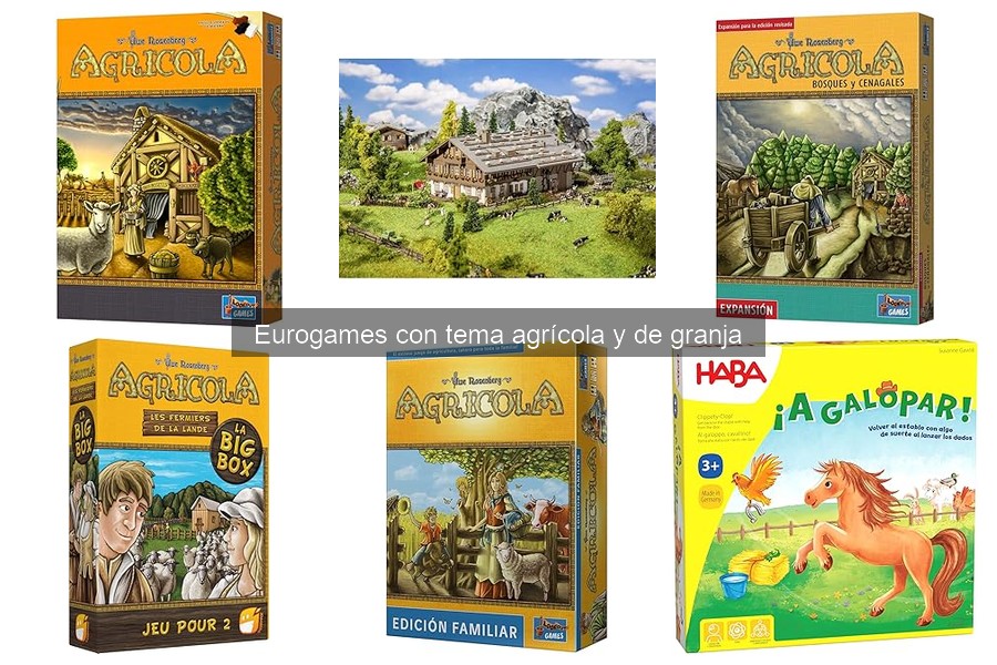 Temáticas y Mecánicas Populares en Eurogames Agrícolas