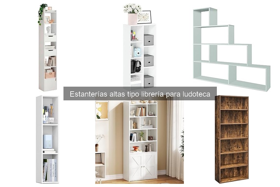 Tipos de estanterías altas para ludotecas: guía completa