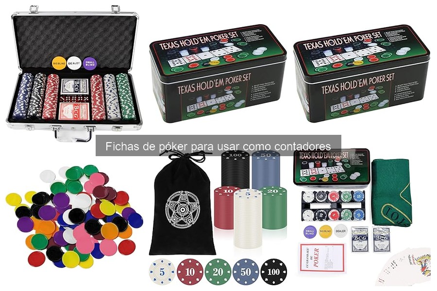 Tipos de fichas de póker y sus características esenciales