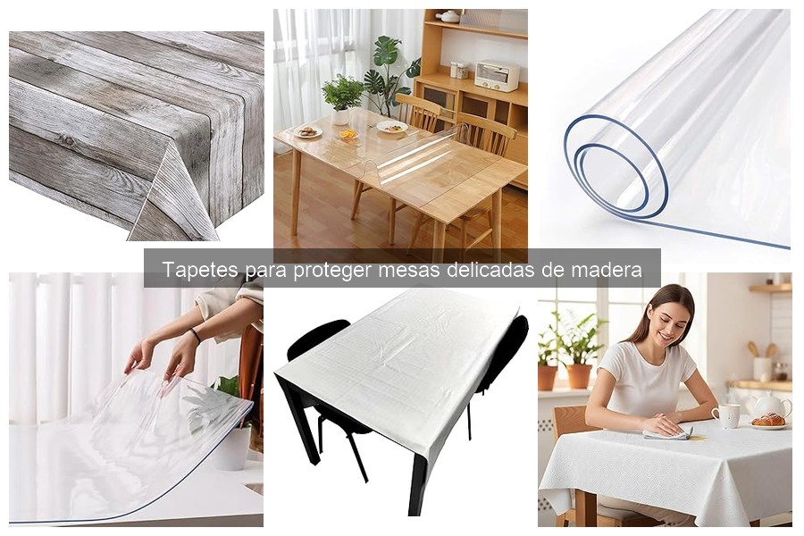 Tipos de Tapetes para Proteger Mesas de Madera