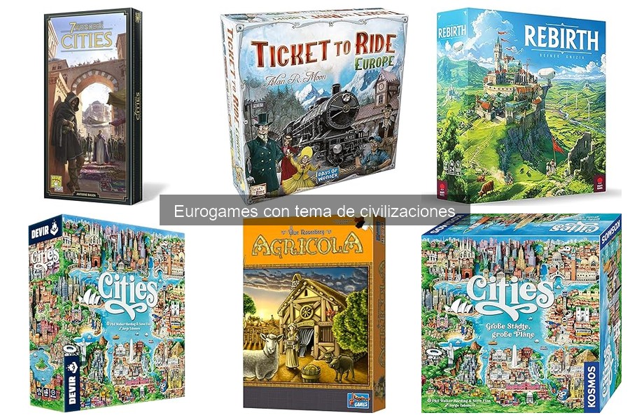 Todo lo que necesitas para empezar a jugar eurogames de civilizaciones