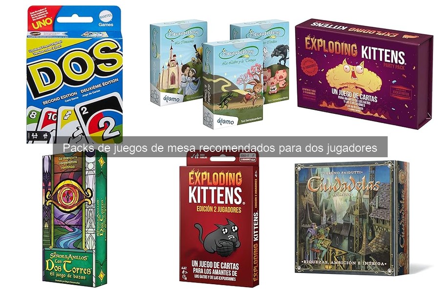 Top 10 juegos de mesa para dos jugadores en 2023