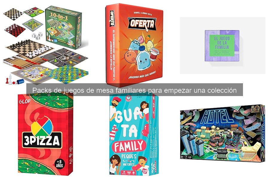 Ventajas de Empezar con Packs de Juegos de Mesa Familiares