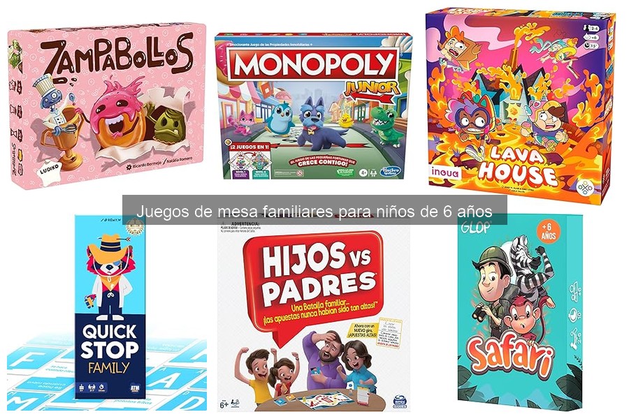Ventajas de Jugar Juegos de Mesa en Familia con Niños de 6 Años