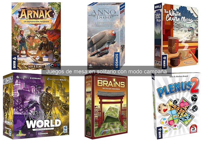 Ventajas de jugar juegos de mesa en solitario con campaña