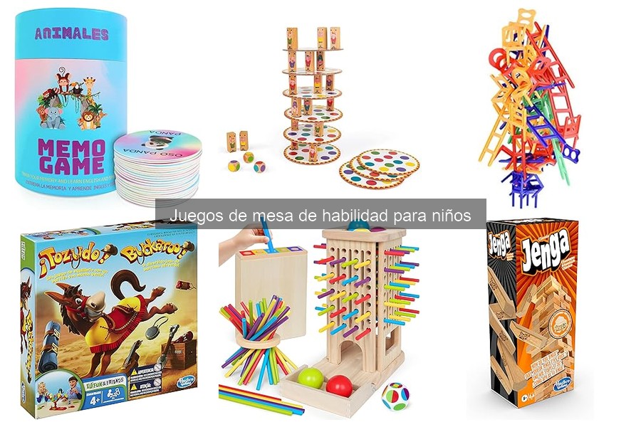 Ventajas de los juegos de mesa de habilidad para niños