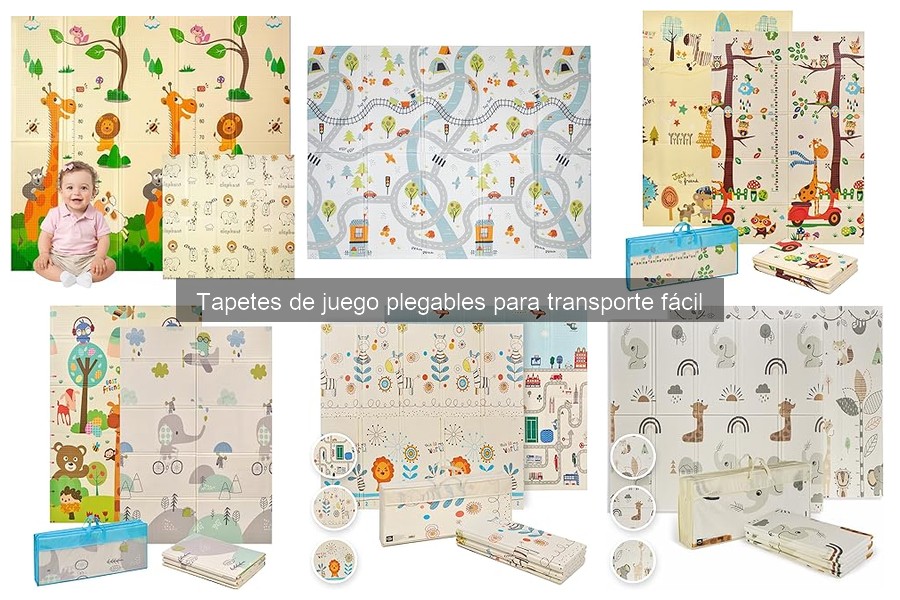 Ventajas de los Tapetes de Juego Plegables para Transportar