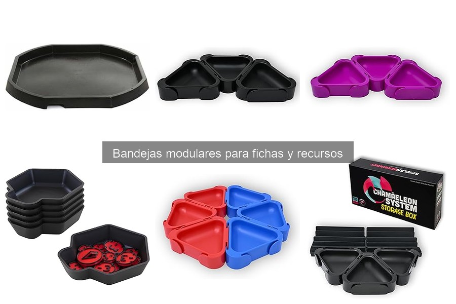 Ventajas de usar bandejas modulares en juegos de mesa