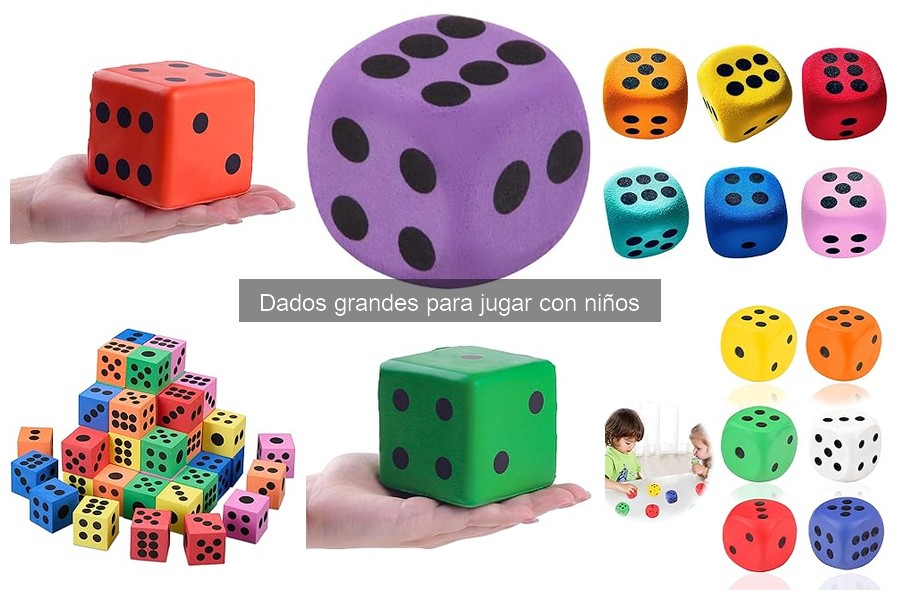 Ventajas de usar dados grandes en juegos con niños
