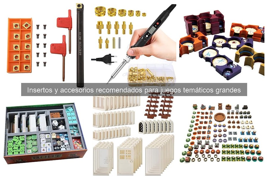 Ventajas de Usar Insertos en Juegos de Mesa Grandes