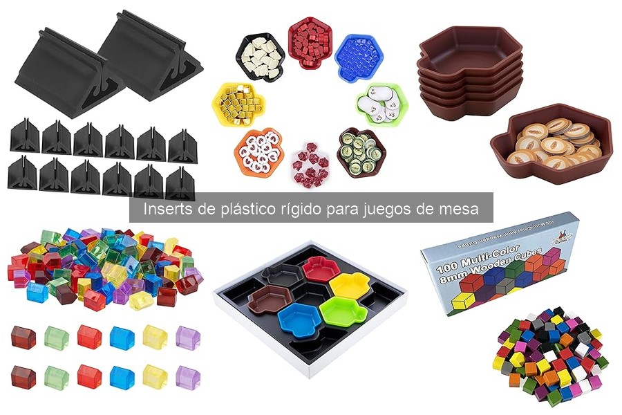 Ventajas de usar inserts de plástico rígido en juegos de mesa