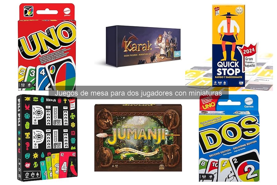 Ventajas de usar miniaturas en juegos de mesa para dos jugadores