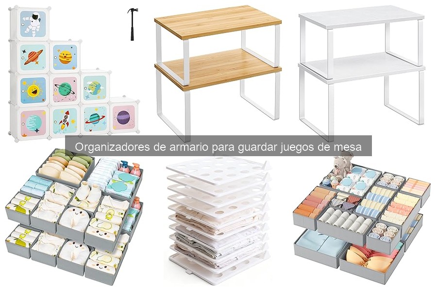 Ventajas de usar organizadores de armario para juegos de mesa
