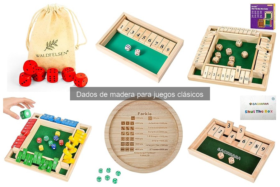 Ventajas y desventajas de dados de madera vs plástico