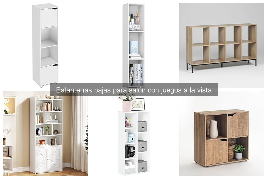 Ventajas y desventajas de estanterías bajas para juegos de mesa