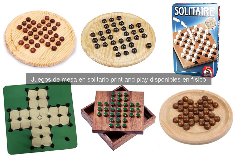 ** Ventajas y desventajas de juegos de mesa en solitario print and play