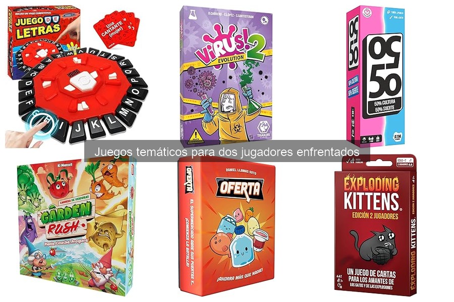 Ventajas y desventajas de los juegos temáticos para dos jugadores